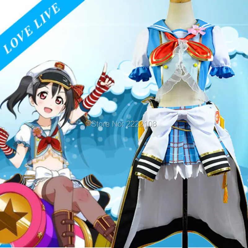 

Костюм для косплея из аниме «love live», LoveLive, Сейлор Нико Ядзава, морская униформа для девочек, морской аниме, костюм для косплея на Хэллоуин для...