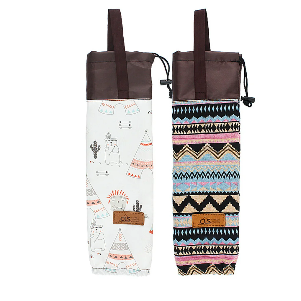 Уличная одноразовая сумка для хранения бумажных стаканчиков портативная