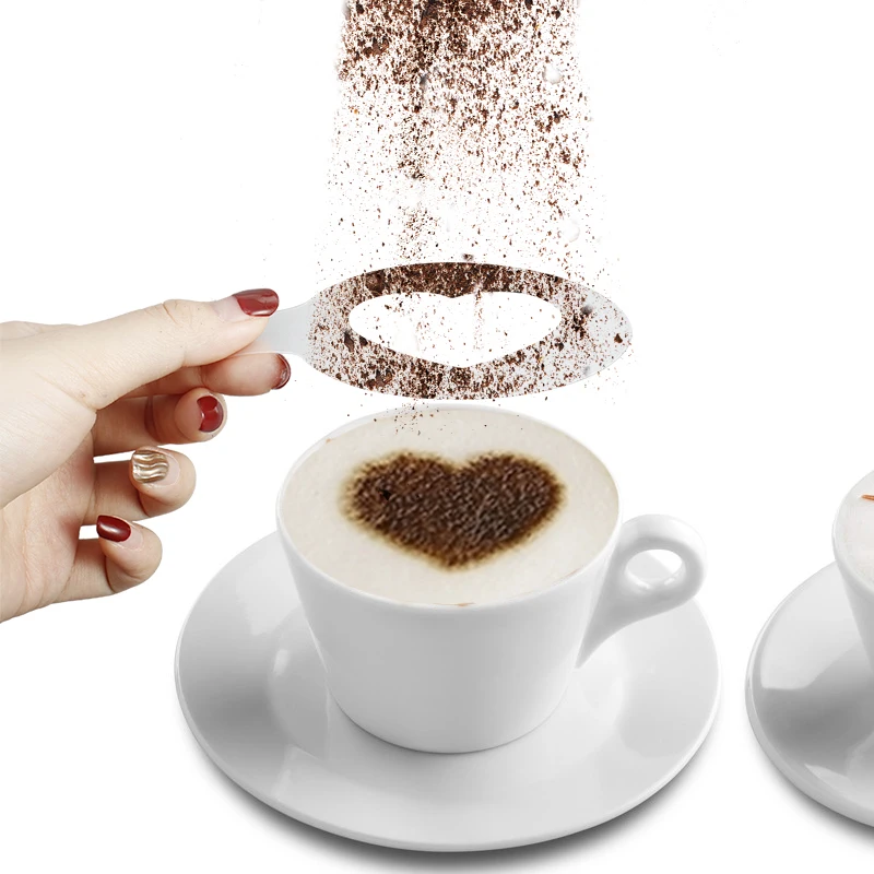 16 шт. трафареты для кофе латте DIY капучино украшения торта FoamTool CN (ColCreative кофейная