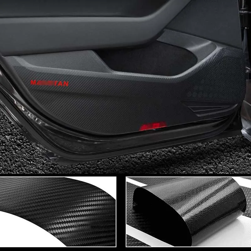 Защитные накладки для дверей Teeze из углеродного волокна с боковым краем Mitsubishi