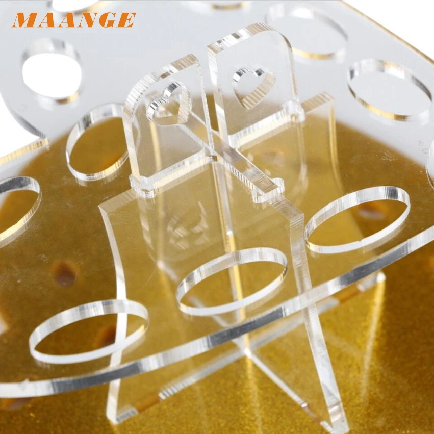 Высокое качество 12 отверстий держатель для кистей макияжа сушилка органайзер