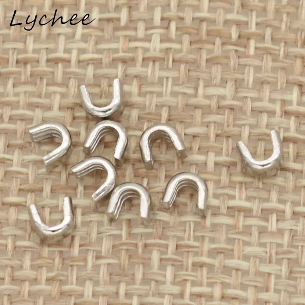 Lychee 260 шт. 3 # совершенно новый металлический застежка молния U образный