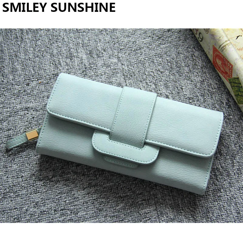 Женский кошелек SMILEY SUNSHINE Длинный высокого качества с отделением для карт | Багаж