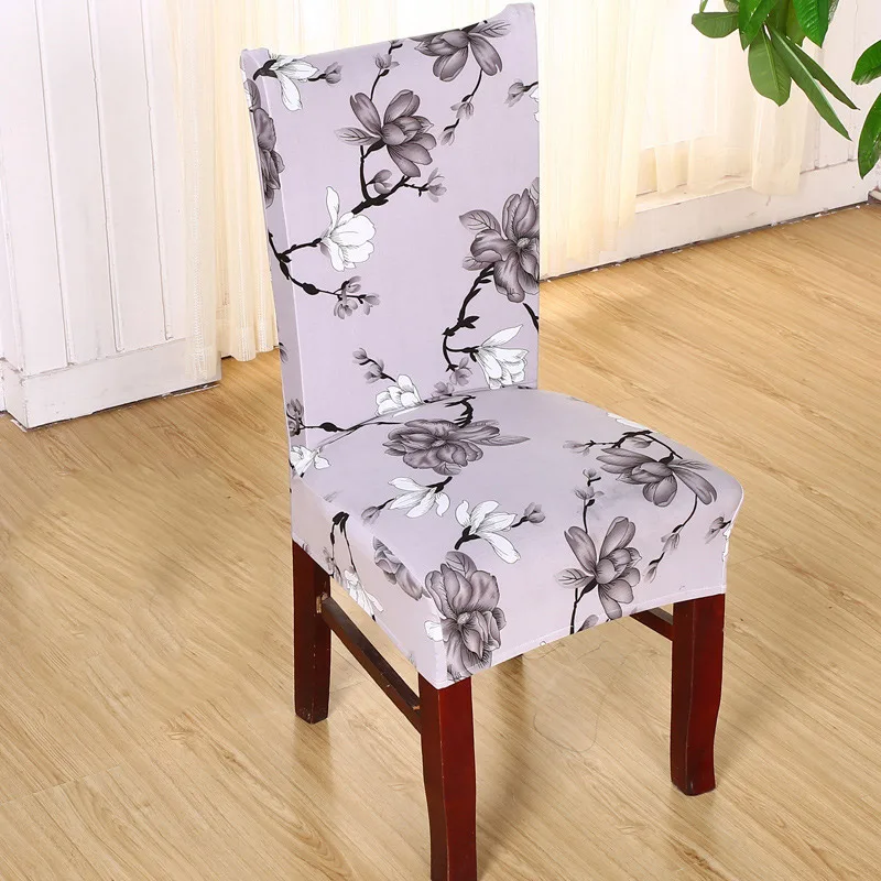 Style 18 Цветочный узор Чехлы на кресла стрейч домашний декор Чехлы для обеденных стульев спандекс офисный Банкетный стул для отеля покрытие capa cadeira - Цвет: Style 18