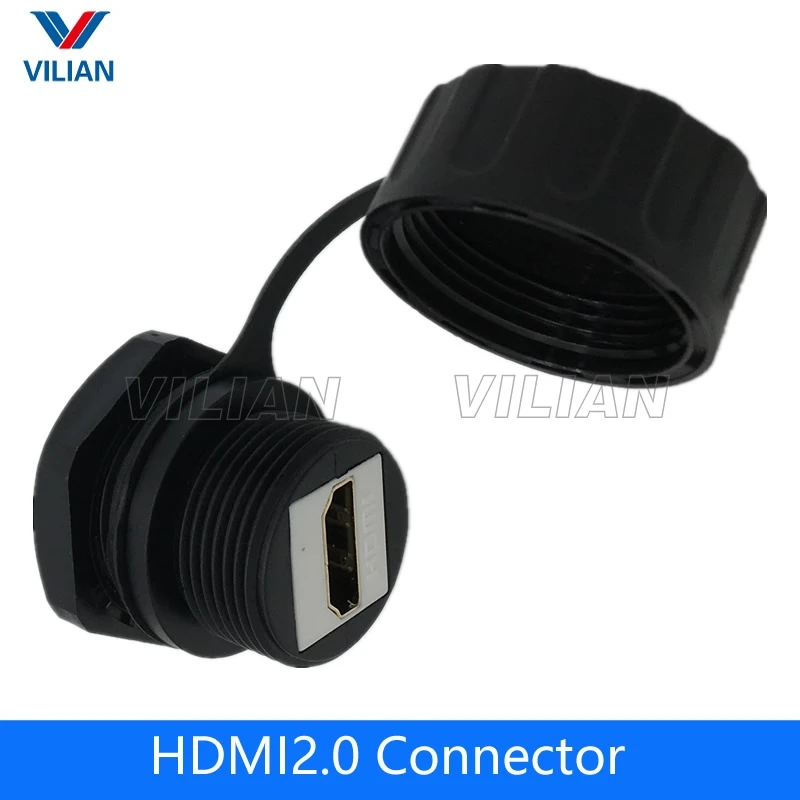 Водонепроницаемый разъем HDMI 2 0 hdmi гнездо адаптер сигнала передачи данных