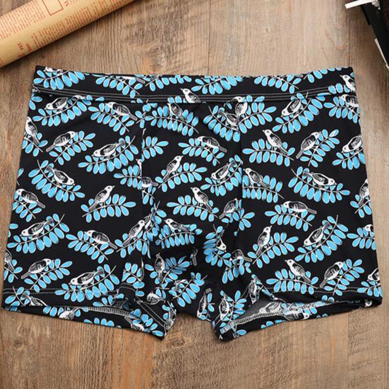Разные цвета в стиле панк мужской Трусики для женщин льда шелка печатных Для
