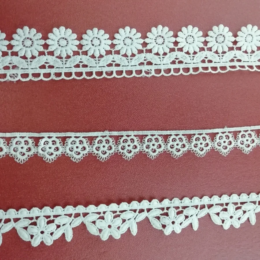 Белая вышитая Цветочная стандартная повязка на голову для рукоделия шитья