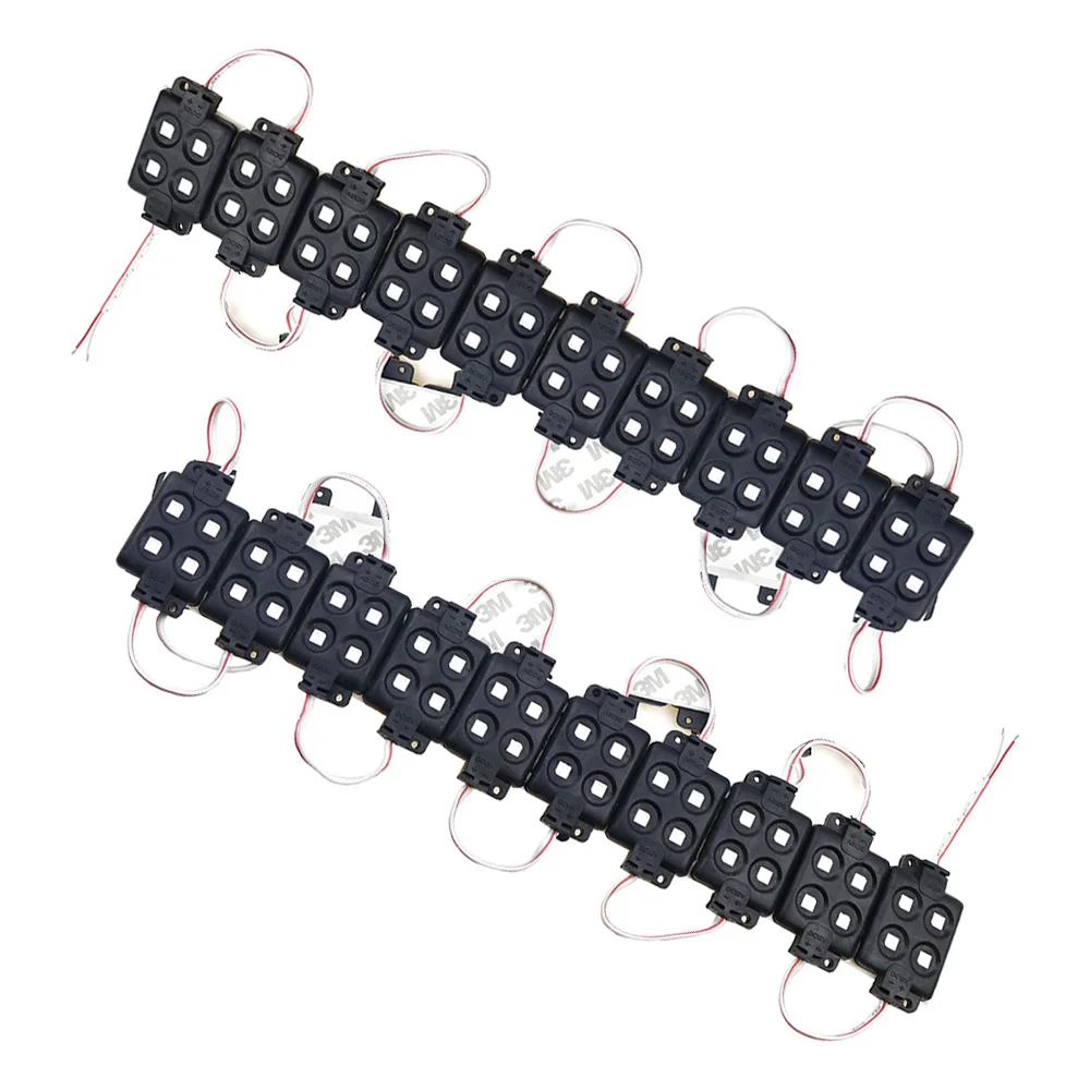 20 штук 80 светодио дный s DC 12 В SMD 5050 свет модуль матрица 54*33*5 мм красочные pixel узел