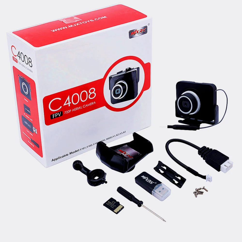 

Камера MJX C4008 FPV WIFI для квадрокоптера MJX X101/X102/X103/X104/X600/A1/A2/A3/A4
