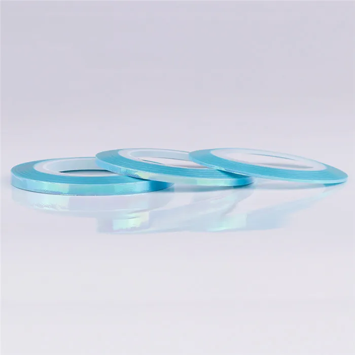 3Pcs Blue 3 шт ногтей чередование лента линия Конфета "Русалка" цвет клейкая наклейка наклейки DIY инструмент для дизайна ногтей Маникюр украшения 1 мм 2 мм 3 мм - Цвет: 3Pcs Blue