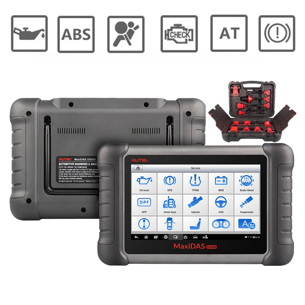 Aute MaxiDAS DS808K диагностический автоматический инструмент OBD2 сканер автомобильный код считыватель функциональный лучше, чем Запуск X431 сканер автоматический инструмент
