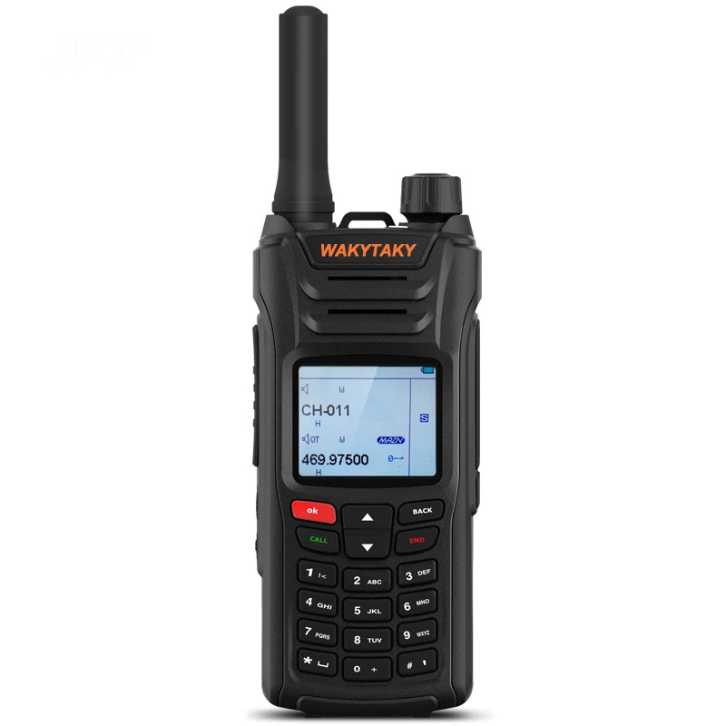 WAKYTAKY UV68D портативная рация 10 км 136-520 МГц 3800 мАч двухсторонняя для любителей с
