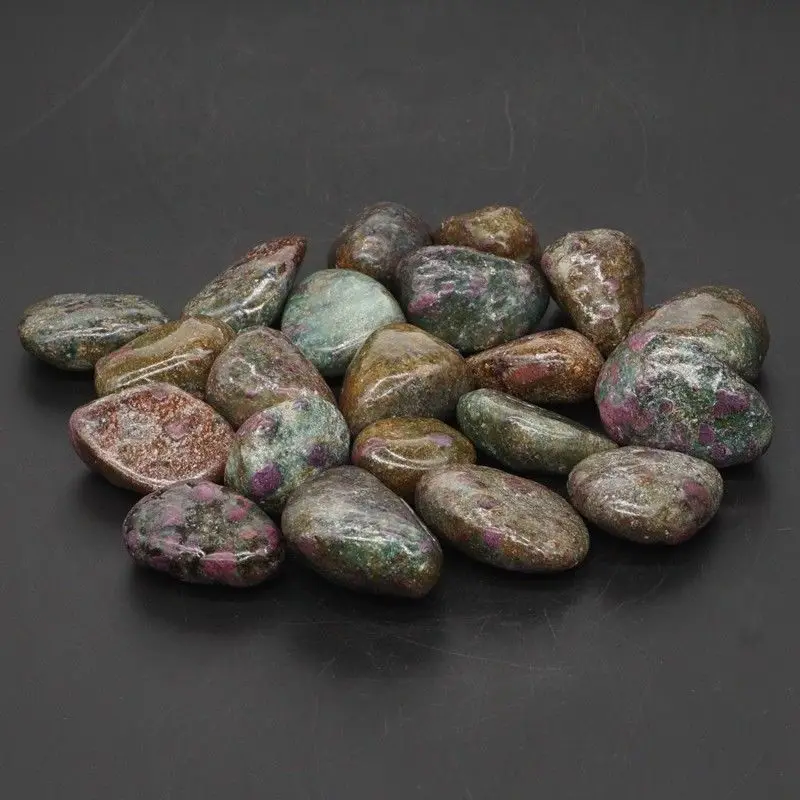 Объемный разбитый Рубин Repidolite натуральный полированный бриллиант для Wicca рейки