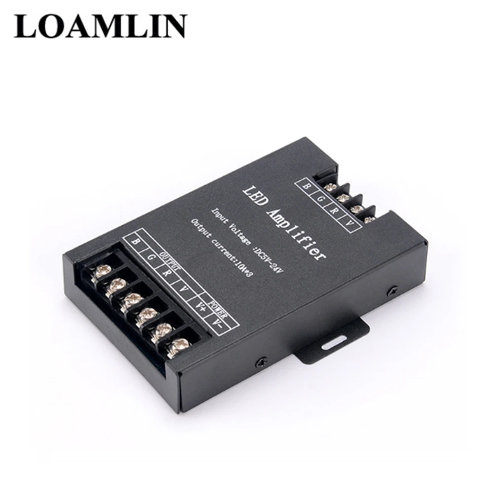 LED RGB Усилитель контроллер DC5V-24V 30A 360 Вт Репитер сигнала для 3528 5630 5050 светодиодная