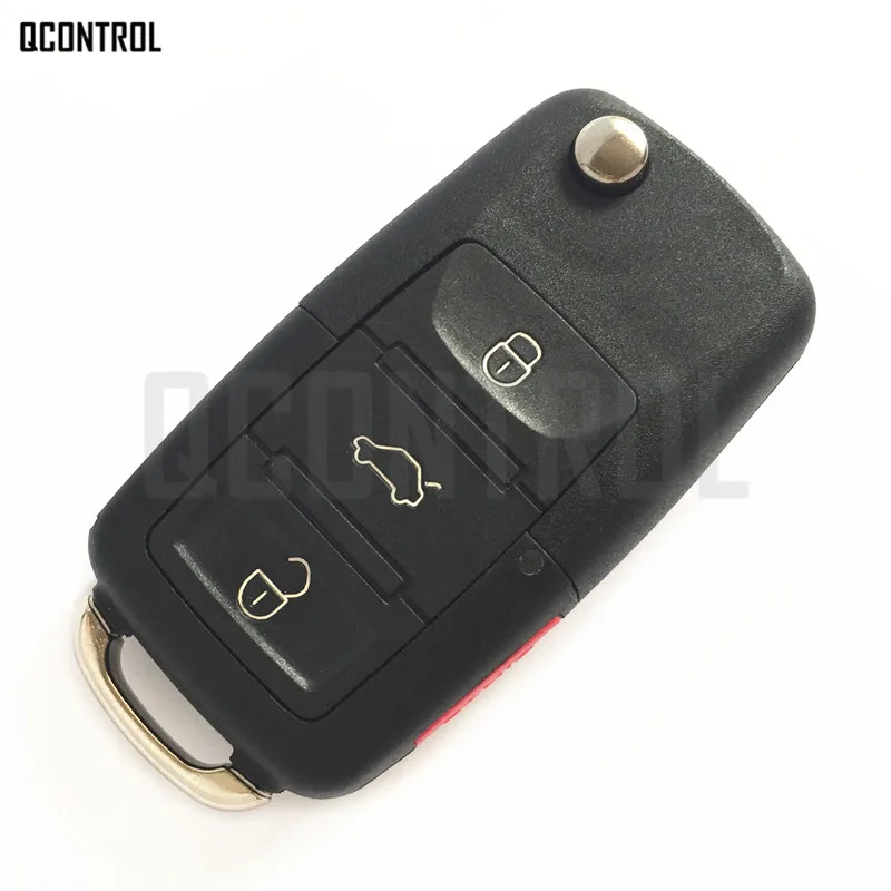 Автомобильный Дистанционный ключ QCONTROL DIY для VW/VOLKSWAGEN Beetle/Golf/Passat/Jetta 1J0959753T/5FA008410 30 315