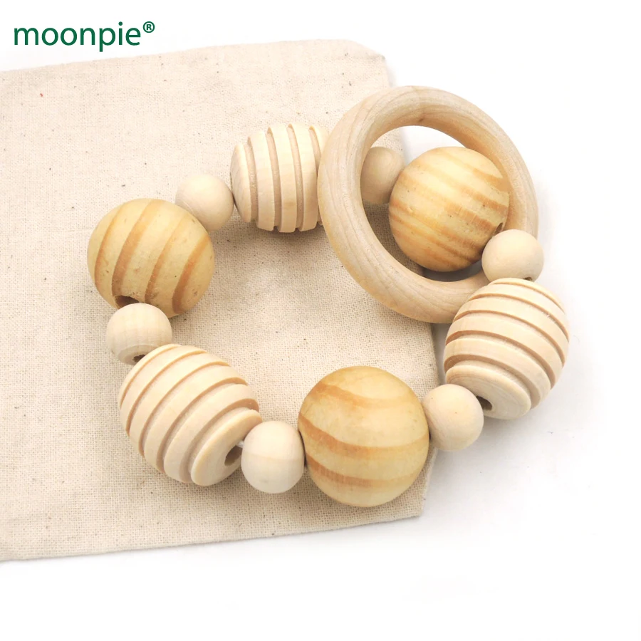 10 шт. Оптовая Продажа подарок для детского душа натуральный сосновый деревянный