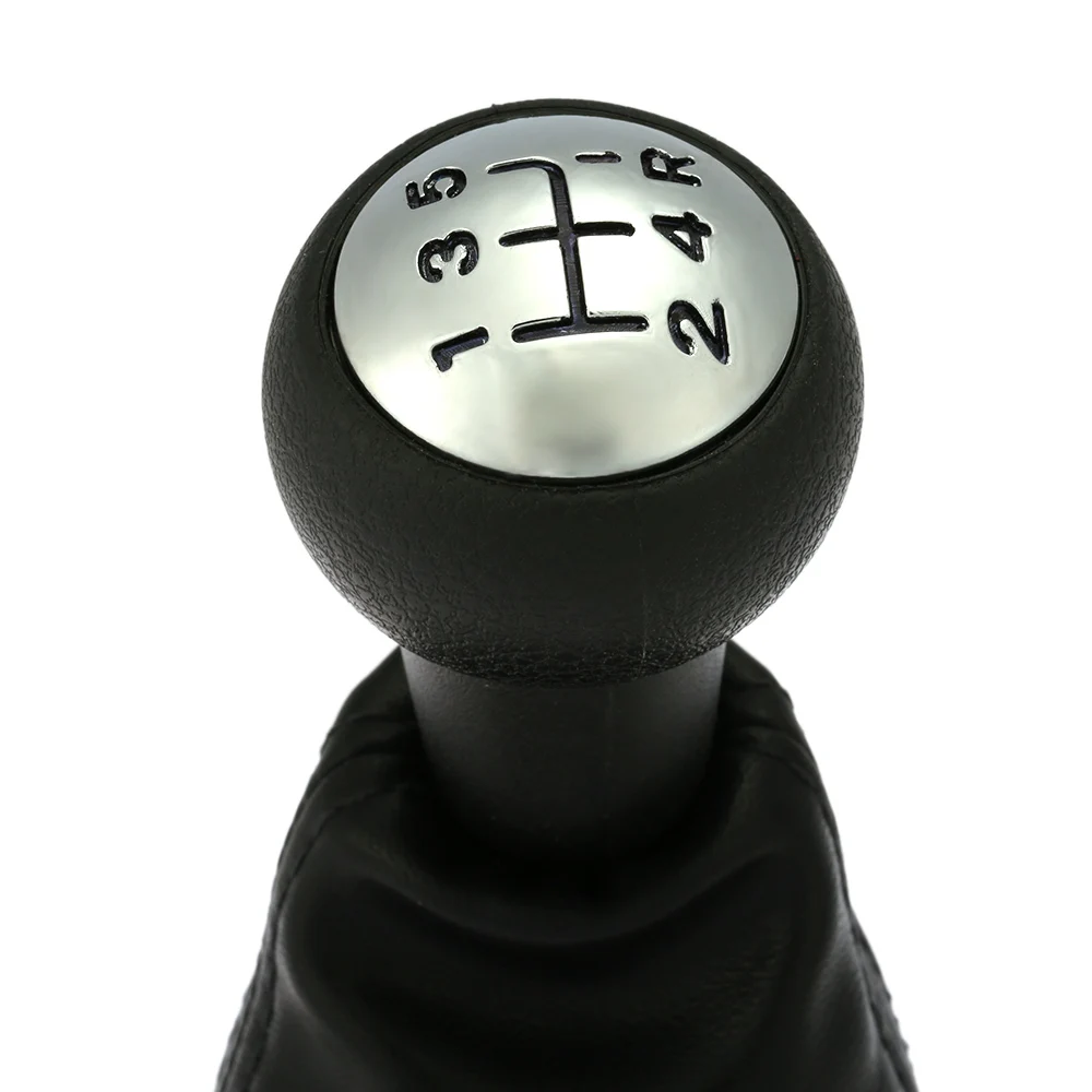 5 скоростей ручка переключения передач гаитер загрузки кожаный сменный комплект