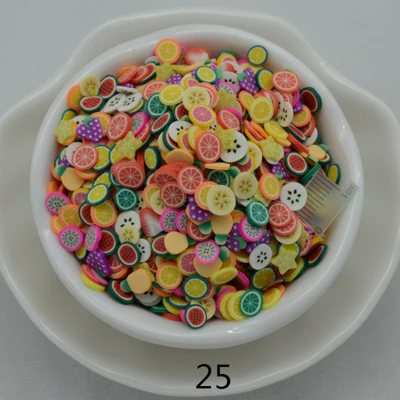 25 Random mix 65 г/лот Симпатичные Fimo глиняный Материал Моделирование брызг сахара иглы Моделирование Украшение для альбома некоторые могут использовать для дизайна ногтей - Цвет: 25 Random mix