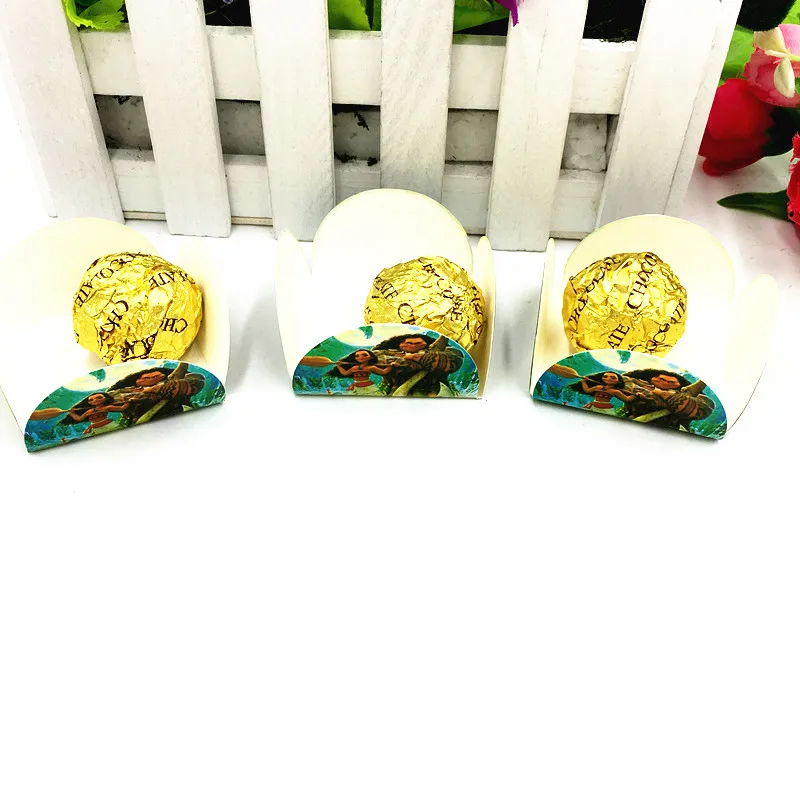 50 шт./лот новинка Моана украшение для дня рождения Детские праздничные