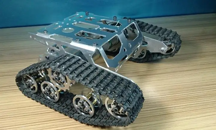 DIY 428 шасси из сплава/гусеничный автомобиль для дистанционного управления/детали