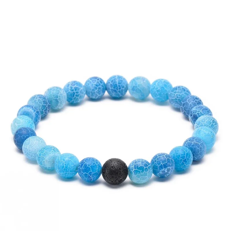 Лидер продаж 2 шт./компл. браслет для пары из натурального камня йоги бисера