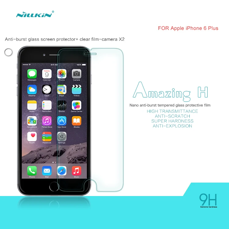 Nillkin защита экрана для iPhone6 6S 6 Plus Amazing H 0,33 мм для iPhone 6 закаленное стекло для iPhone 6 Plus стекло