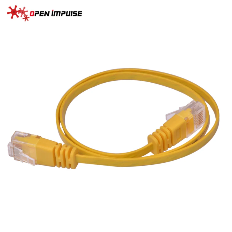 Бесплатная доставка CAT6 кабель Ethernet Lan сеть CAT 6 RJ45 патч корд интернет Желтый Новый 1