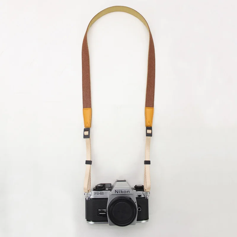 handmade Retro Artistic Camera Shoulder Neck Strap Belt for Mirrorless Digital Leica Canon Fuji Nikon Olympus Pentax Sony |