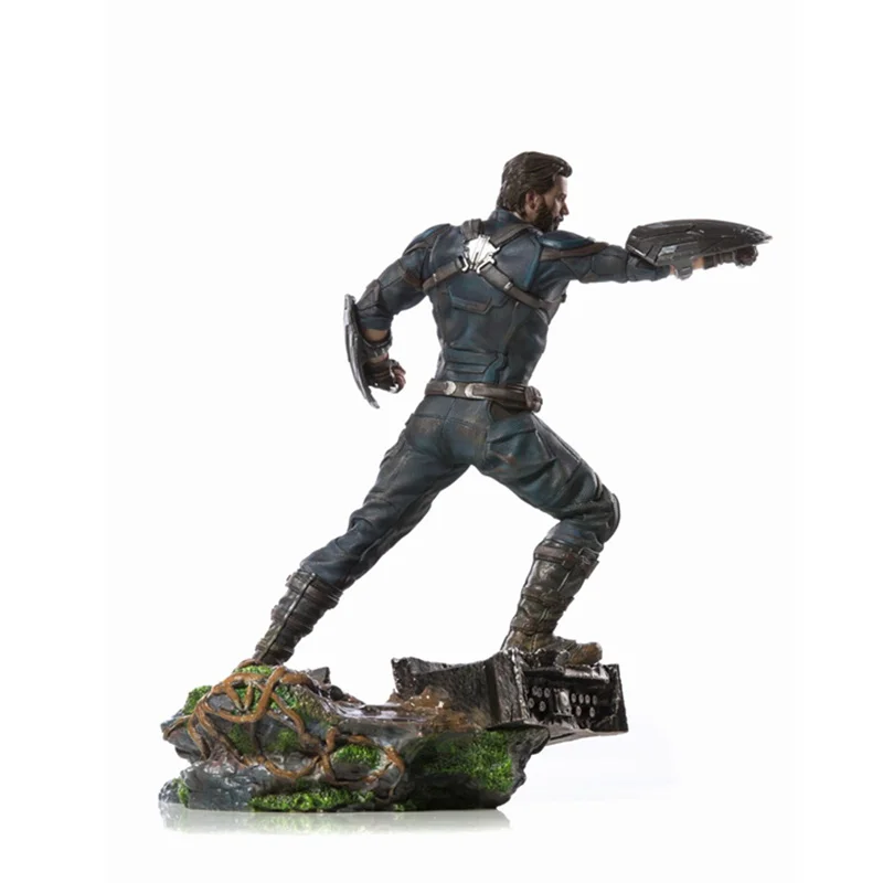 Мстители статуи бесконечности войны супергерой Капитан Америка Steven Rogers 1/10