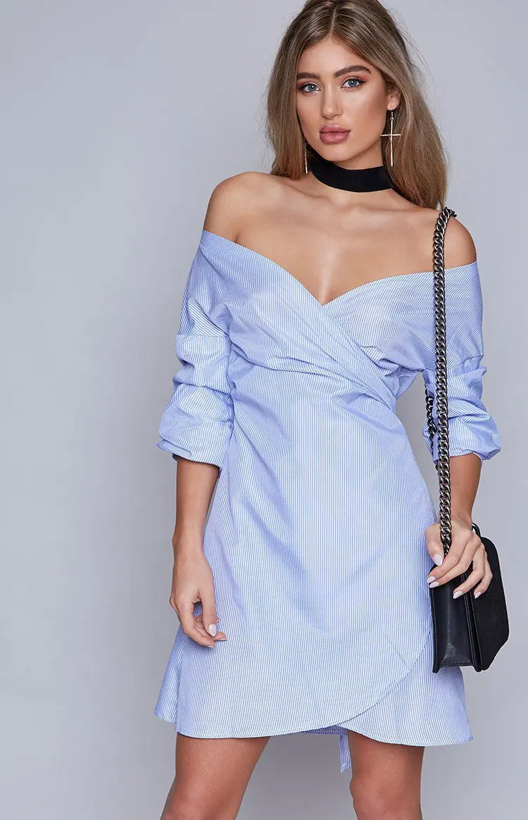 2018 сексуальные модные женские повседневные платья с длинным рукавом