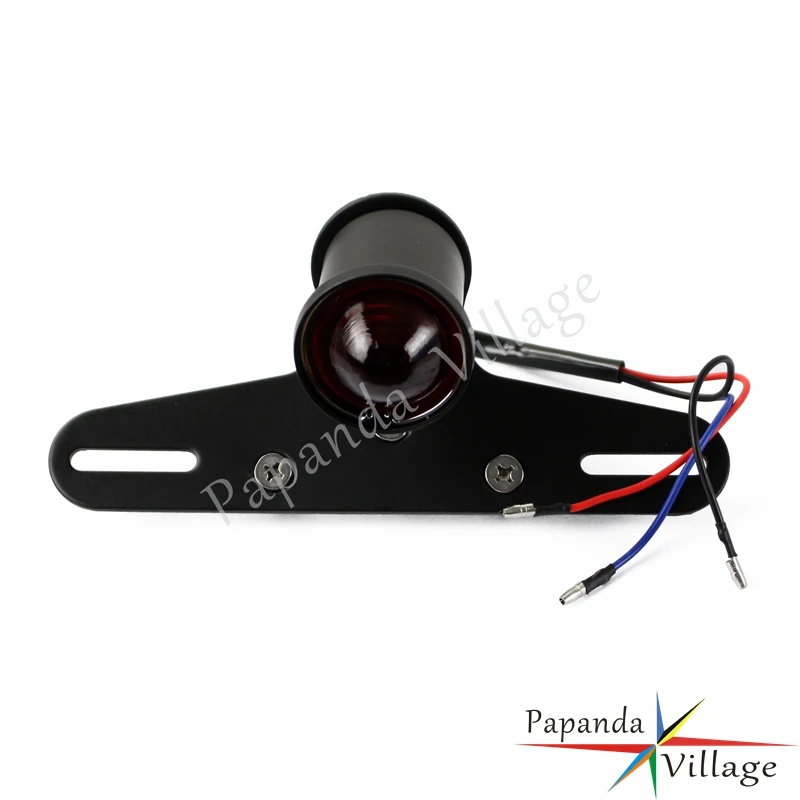 Мотоцикл 12В LED винтажный ходовой тормоз задний фонарь номерной знак красный свет