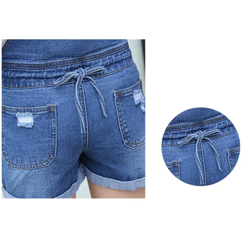 Джинсы для беременных шорты на бретельках беременных|Шорты| |