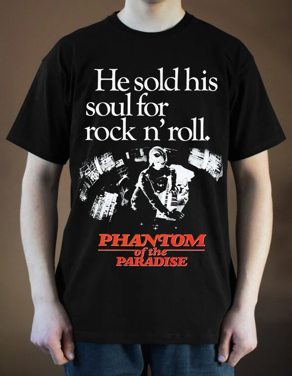 

Phantom of The Paradise He Sold His Movie Poster 2019 Summer O Neck Men'S Brand Clothing Cotton Make T Shirts