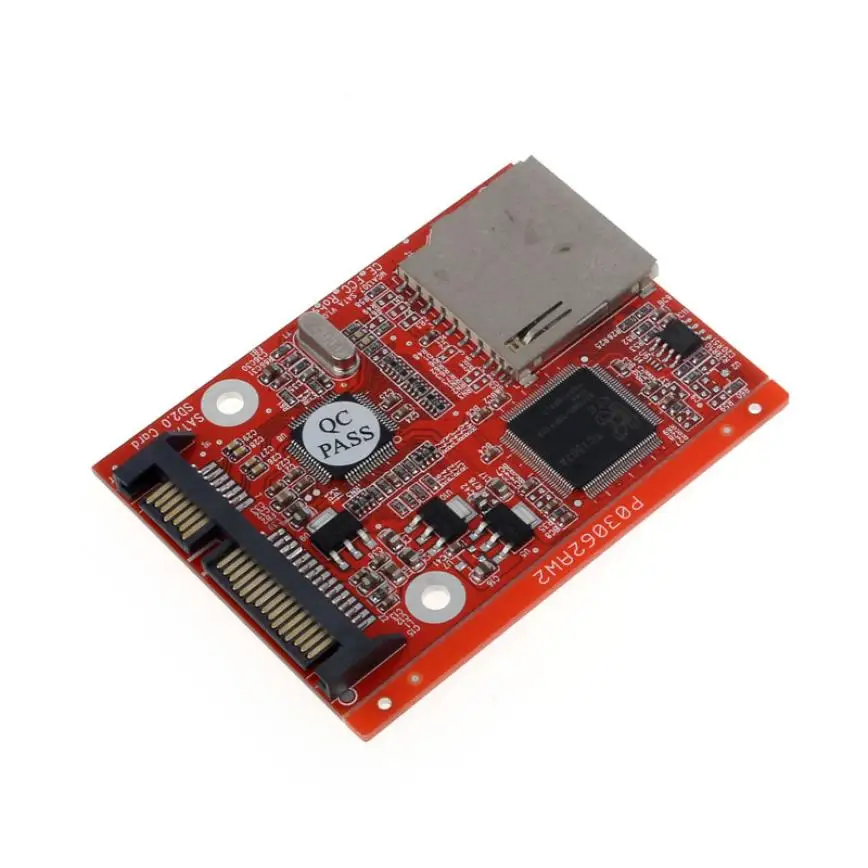 Новый SD SDHC MMC карта на SATA 7 с 15pin HDD жесткий диск конвертер jn5 |