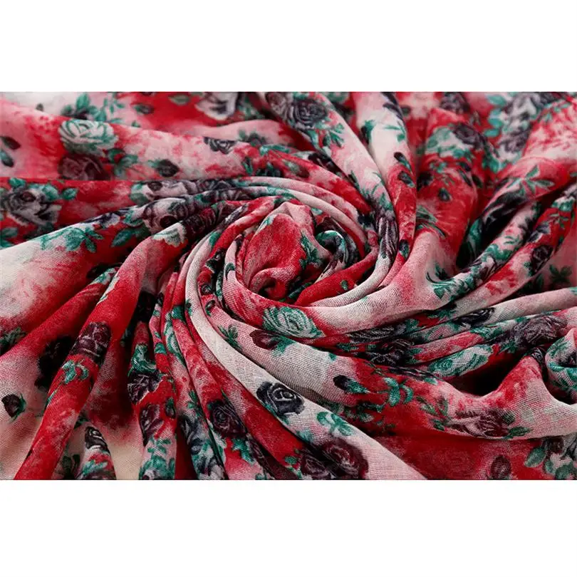 Горячая Распродажа Новая мода высокое качество женский хлопок вуаль полиэстер