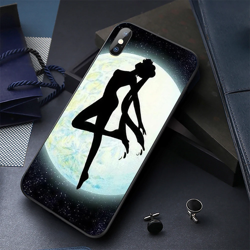 Soft Silicone TPU Case Black Back Phone Cover for iPhone 8 Telefon tilifi x xs 6 6s 7 Plus Casa |