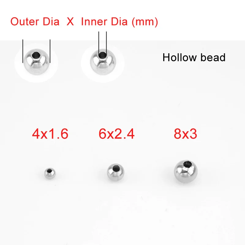 Золотой цвет полые бусы с подвеской ювелирные изделия в поисках нержавеющей