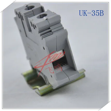 1 шт. UK-35B (UIK 35N) Высококачественная огнестойкая клемма из чистой меди 35 квадратные