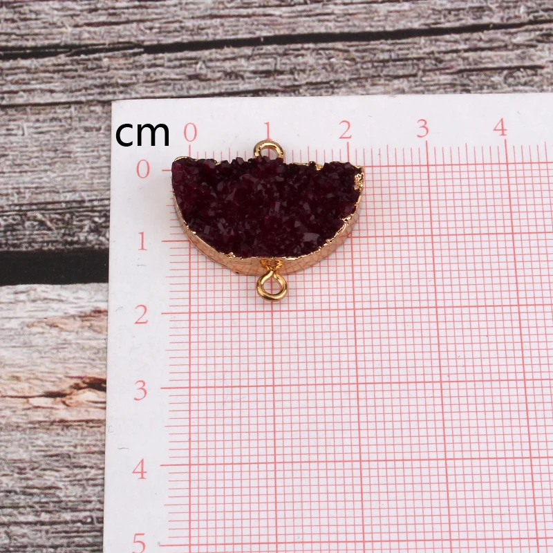 2 шт. полукруг неправильный геометрический резиновый Разъем Кулон Поиск Diy серьги