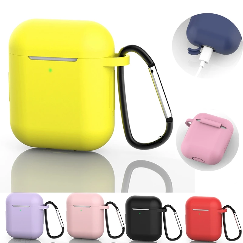Чехол CASPTM для Airpods силиконовый защитный чехол сумка Bluetooth гарнитуры Apple AirPods 1-го