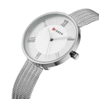 CURREN брендовые роскошные женские часы с браслетом, повседневные женские кварцевые часы, полностью стальные женские часы Montre Femme reloj mujer