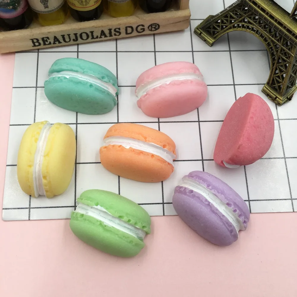 5 шт./лот Новое поступление полумакаруны из смолы для рукоделия скрапбукинга DIY