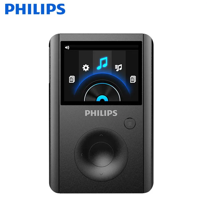 Philips металла MP3 плеер 32 ГБ TF карты 256 без потерь DSD FLAC Портативный мини Audiophile Walkman с 2