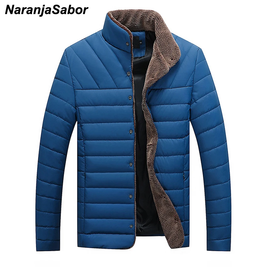 Новая мужская куртка NaranjaSabor на осень зиму 5XL повседневные теплые парки мужские