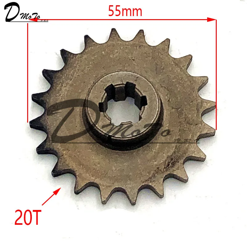 Зубчатая шестерня T8F 11 14 17 20 T зубчатая для 47cc 49cc Minimoto Mini Dirt Pit Bike Мопед