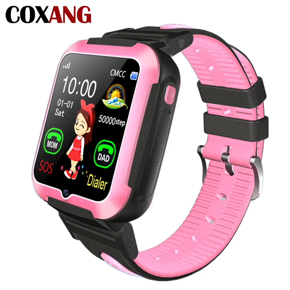 COXANG E7 умные часы для малышей, детей, детей, 750 мАч, 2G, циферблат, часы для вызова, телефон, водонепроницаемые, LBS, сигнал местоположения, часы, умные часы