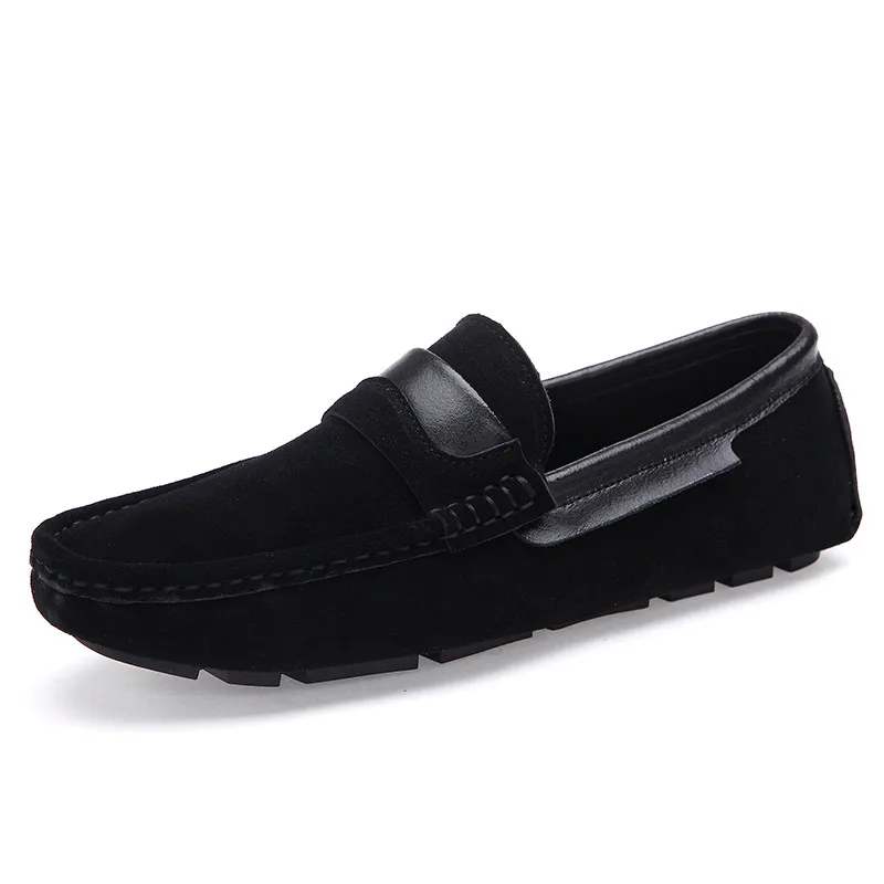 Cow Suede Shoes Men Loafers Breathable Moccasins Slip On High Quality | Обувь