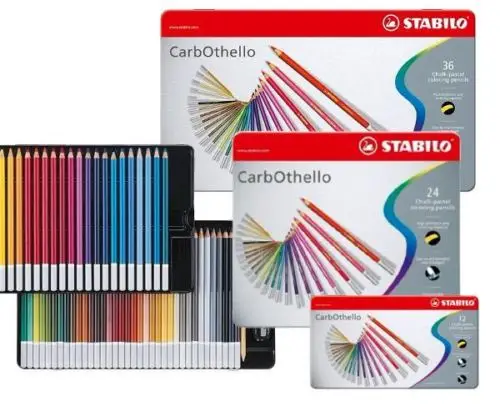 4.4 Mm Lead Diameter - 12/24/36/48/60 Colors Tin Case Set