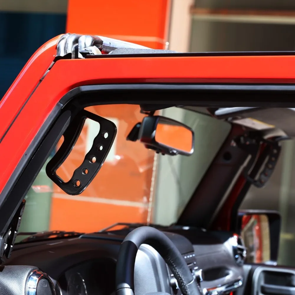 Partol Door Grab Bar Front &amp Rear Hard Mount Wild Boar Handle Accessories For Jeep Wrangler JK Rubicon Sahara 4 Modle | Автомобили и