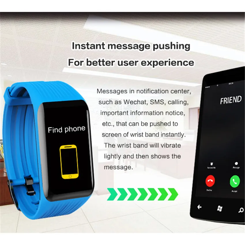 Смарт браслет K1 plus фитнес трекер монитор сердечного ритма в реальном времени до